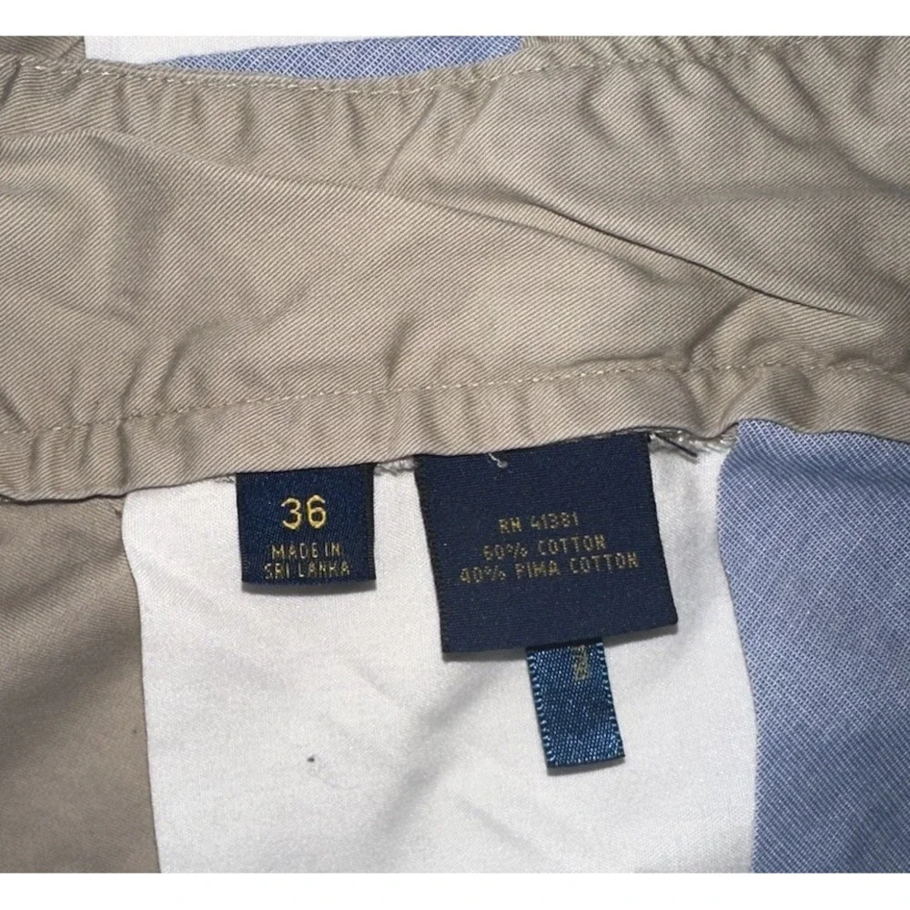 Polo Ralph Lauren Classic Fit Khaki Chino Shorts‎ Size 36 9
